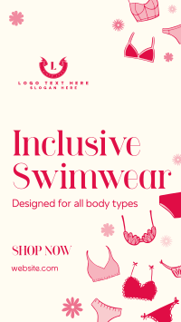 Inclusive Swimwear YouTube Short Design