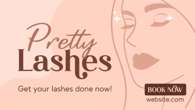 Sparkling Lashes Facebook event cover Image Preview