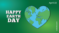 Heart-shaped Earth Zoom Background Image Preview