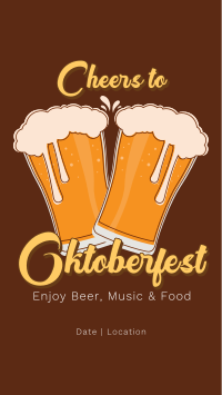 Oktoberfest Beer Night Instagram Story Design