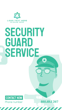 Security Guard Job Facebook Story Design