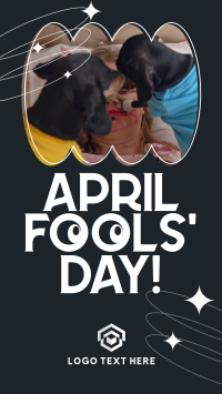 Quirky April Fools' Day Facebook Story Design