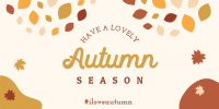 Autumn Leaf Mosaic Twitter post Image Preview
