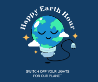 Happy Earth Hour Facebook post Image Preview