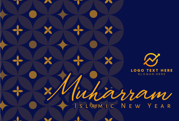 Monogram Muharram Pinterest Cover Design Image Preview