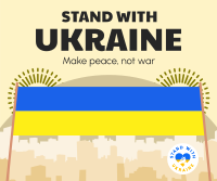 Stand With Ukraine Banner Facebook post Image Preview