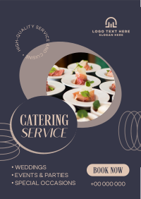 Classy Catering Service Flyer Design
