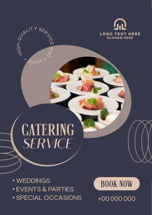 Classy Catering Service Flyer Image Preview