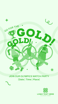 Olympics Watch Party Instagram Story Preview