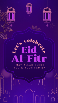 Eid Al-Fitr Celebration YouTube Short Design