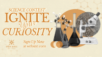 Retro Science Day Contest Facebook Event Cover Image Preview