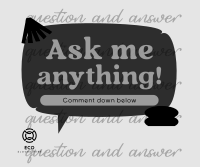 Interactive Question and Answer Facebook post Image Preview