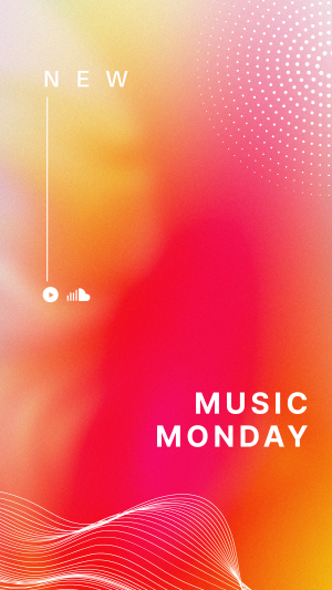 Music Monday Gradient Instagram story Image Preview