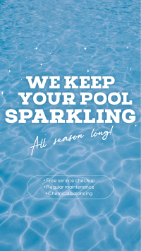 Sparkling Pool Services Instagram story Image Preview