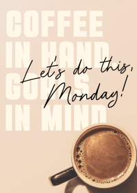 Coffee Motivation Quote Flyer Design