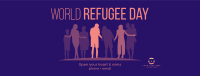 Family Refugees Facebook Cover Design