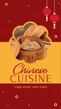 Chinese Cuisine Instagram Story Design