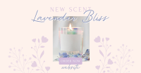 Lavender Bliss Candle Facebook ad Image Preview