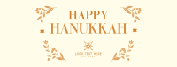 Hanukkah Candles Facebook Cover Design