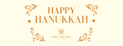 Hanukkah Candles Facebook cover Image Preview