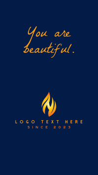 You are beautiful Instagram Story Design