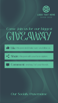 Wispy Vibrant Giveaway Facebook story Image Preview