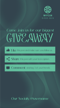 Wispy Vibrant Giveaway Facebook story Image Preview