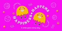 Happiness Is Contagious Twitter post Image Preview