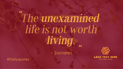 Unexamined Living Facebook event cover Image Preview