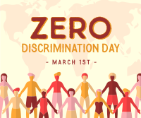 Zero Discrimination Celebration Facebook Post Design