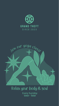 Yoga Workout Instagram Story Design