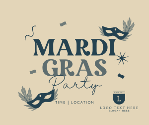 Mardi Gras Party Facebook post Image Preview