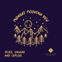 Midnight Mountain Valley Instagram post Image Preview