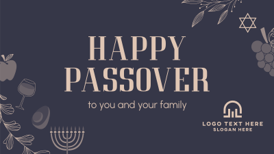 Happy Passover Facebook event cover Image Preview