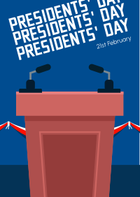 Presidents Podium Flyer Image Preview