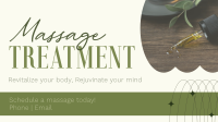 Spa Massage Treatment Facebook Event Cover Image Preview