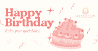 Y2K Birthday Greeting Facebook ad Image Preview