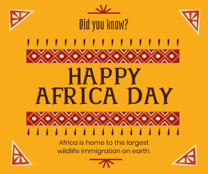 Decorative Africa Day Facebook post Image Preview