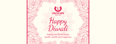 Fancy Diwali Greeting Facebook cover Image Preview