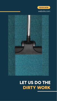 Vacuum Clean Facebook story Image Preview