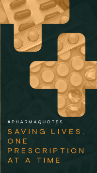 Prescriptions Save Lives Facebook Story Design