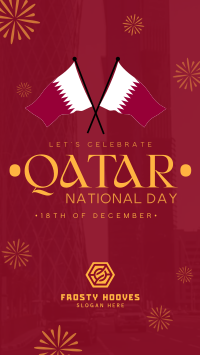 Qatar Independence Day TikTok Video Image Preview