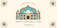 India Republic Day Twitter Post Design