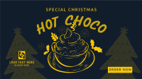 Christmas Hot Choco Facebook Event Cover Design