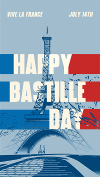 Bastille Day TikTok Video Design