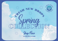 Sky Spring Collection Postcard Design