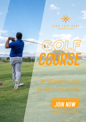 Golf Course Flyer Image Preview
