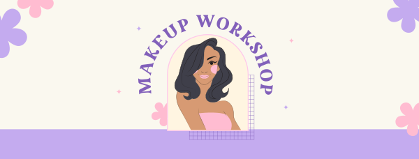 Beauty Workshop Facebook Cover Design Image Preview