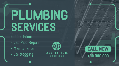 Plumbing Pipes Repair Facebook event cover Image Preview