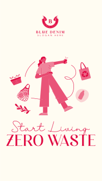 Living Zero Waste Instagram Reel Image Preview